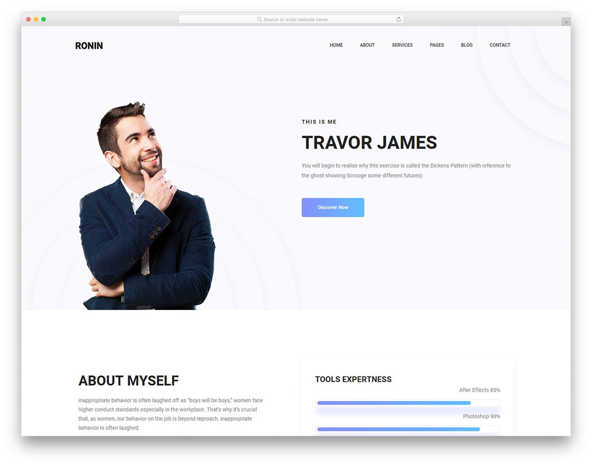 Bootstrap Resume Template Free 31 Free Bootstrap Resume Templates for Effective Job