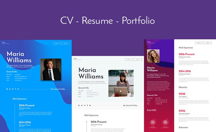Bootstrap Resume Template Free Let S Build Your Line Profile with This Free Bootstrap