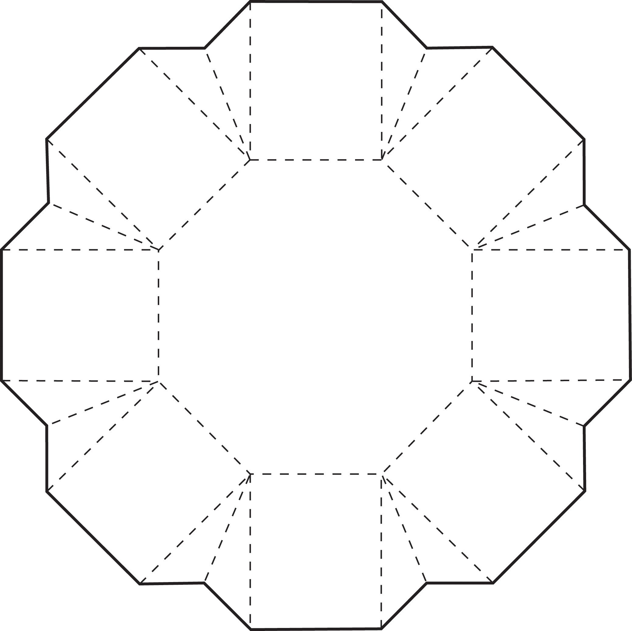 Box Templates Free Printable Octagon Box