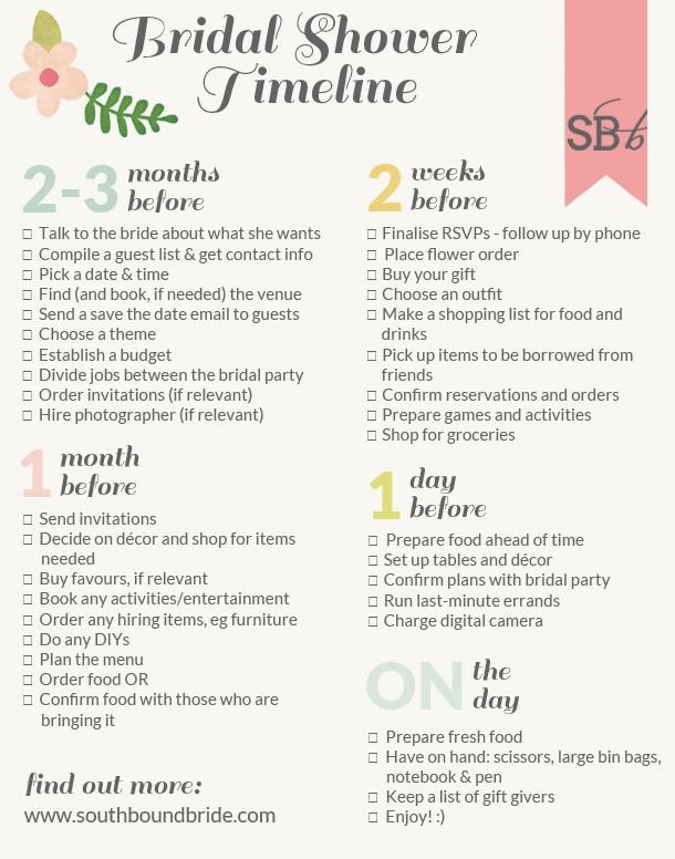 Bridal Shower Checklist Printable 25 Best Ideas About Bridal Shower Planning On Pinterest