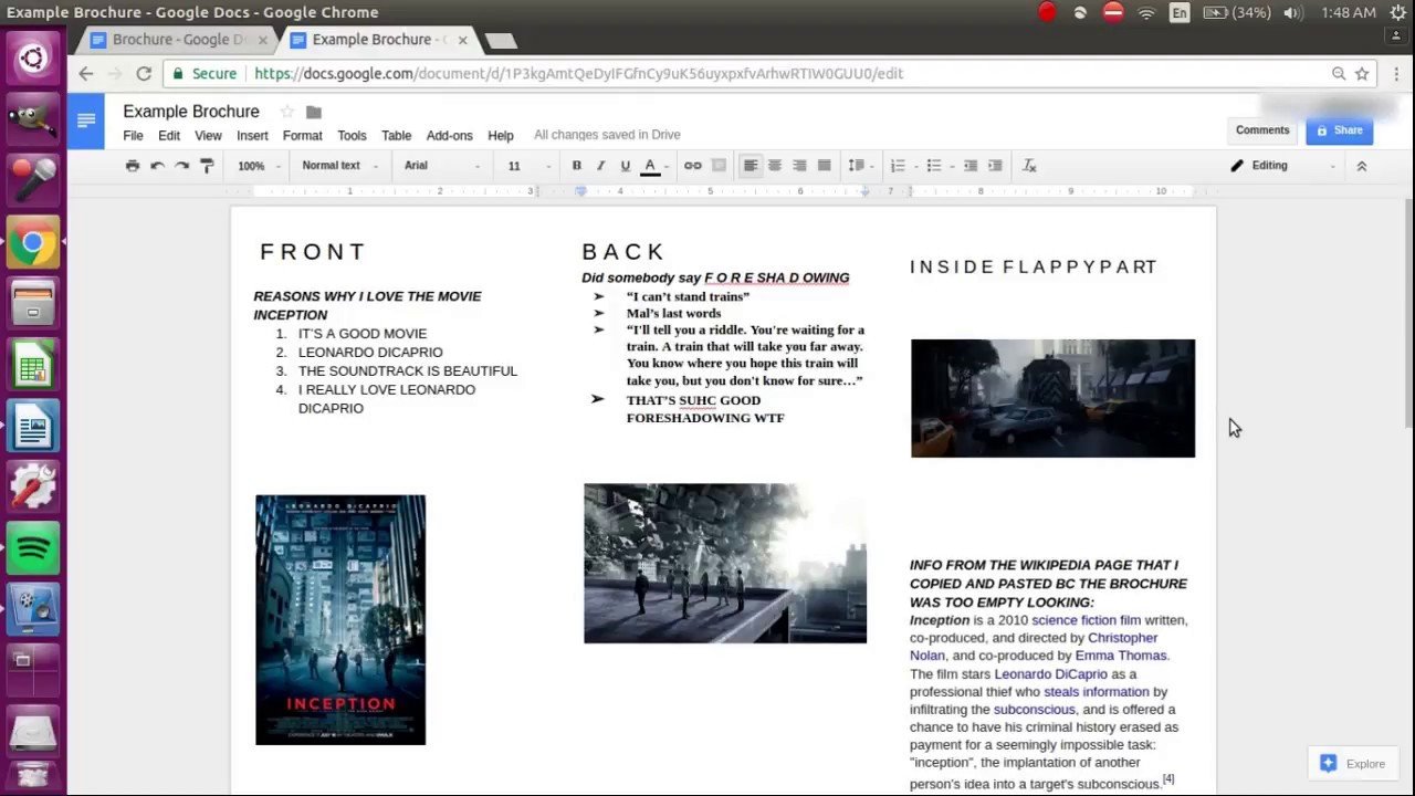 Brochure Template for Google Docs How to Make A Brochure On Google Docs