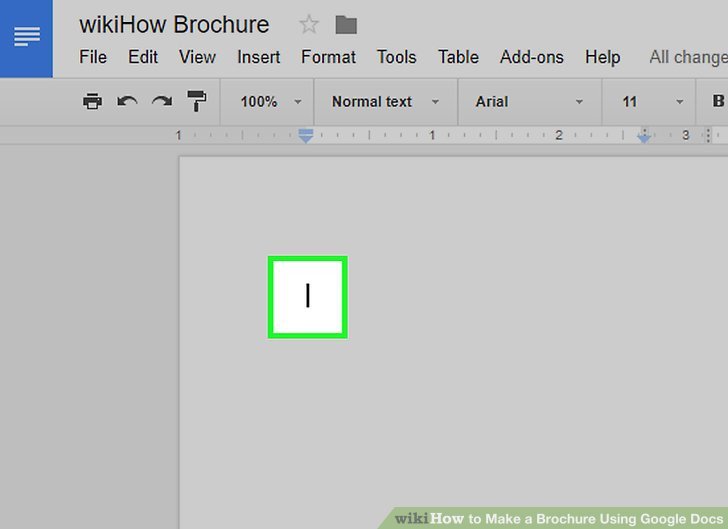 Brochure Template for Google Docs How to Make A Brochure Using Google Docs with