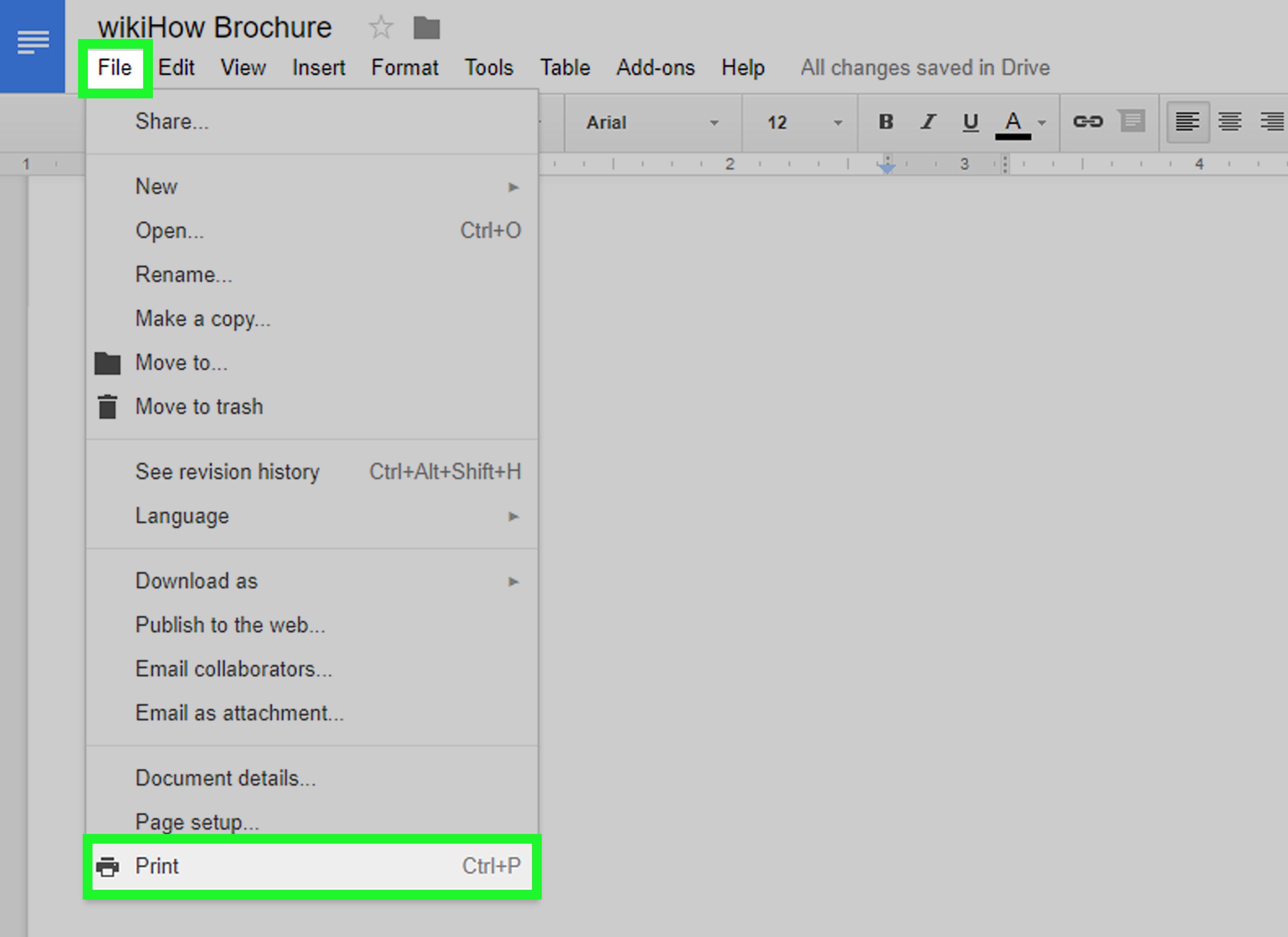 Brochure Template for Google Docs How to Make A Brochure Using Google Docs with