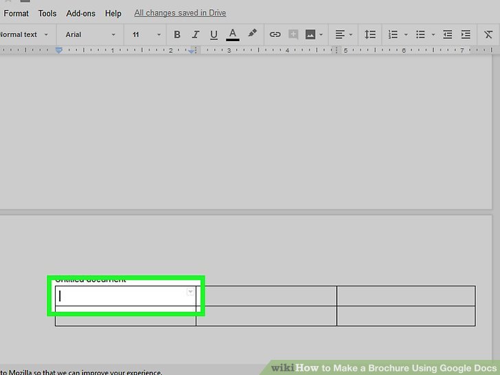 Brochure Templates for Google Docs How to Make A Brochure Using Google Docs with