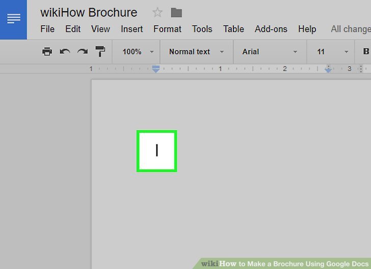 Brochure Templates for Google Docs How to Make A Brochure Using Google Docs with