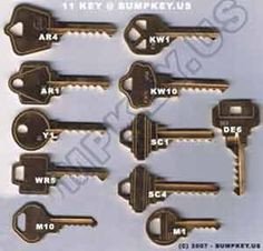 Bump Key Template Pdf 1000 Images About Lock Picking On Pinterest