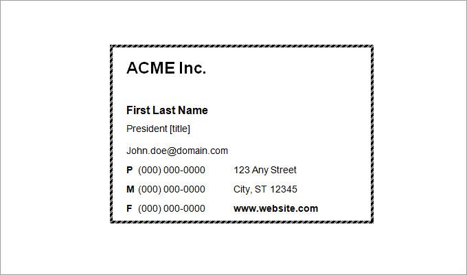 Business Card Blank Template 44 Free Blank Business Card Templates Ai Word Psd