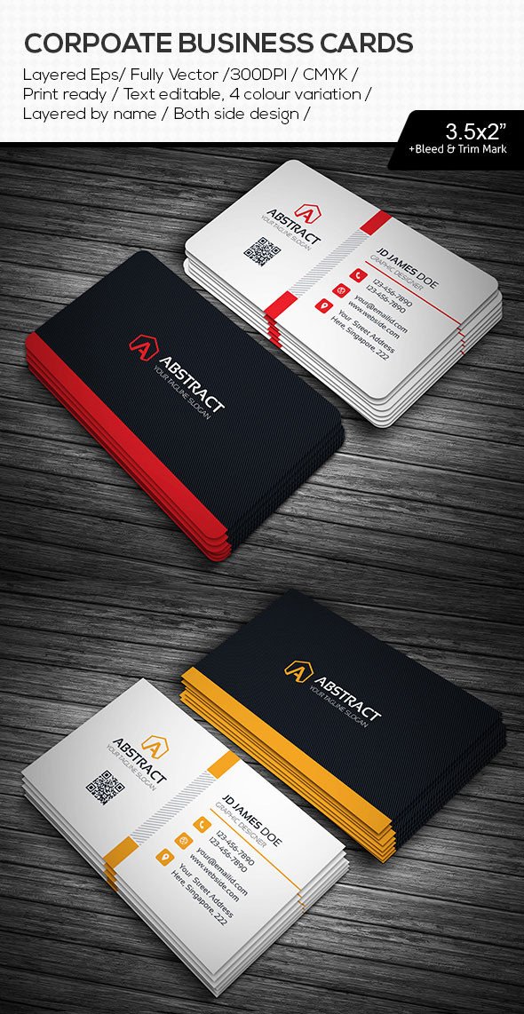 Business Card Template Illustrator 15 Premium Business Card Templates In Shop