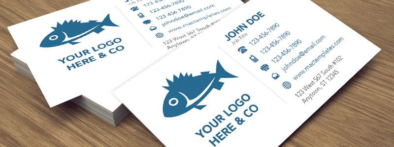 Business Card Template Illustrator Clean Business Card Template for Pages and Illustrator