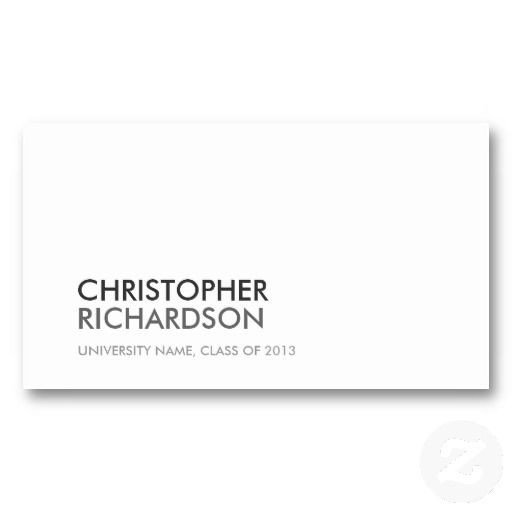 Business Cards for Students 21 Best Business Cards for College and University Students