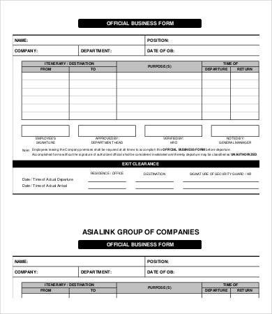 Business forms Templates Free Business form Template 9 Free Pdf Documents Download