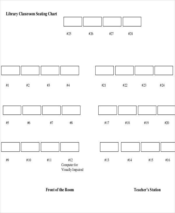 Cafeteria Seating Chart Template 12 Seating Chart Template Free Sample Example format