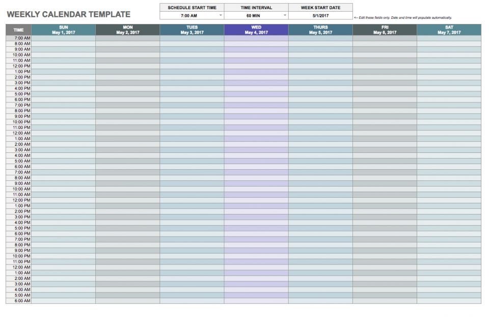 Calendar Template Google Sheets Free Google Calendar Templates