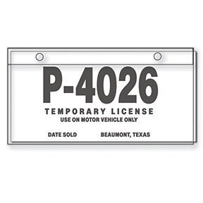 California License Plate Template New Ca Law Requires Temporary Plates for Newly Purchased