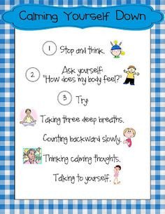 Calm Down Sandwich Template Stop Think Choose Self Control On Pinterest