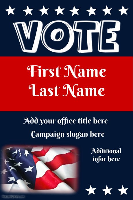 Campaign Poster Template Free Postermywall