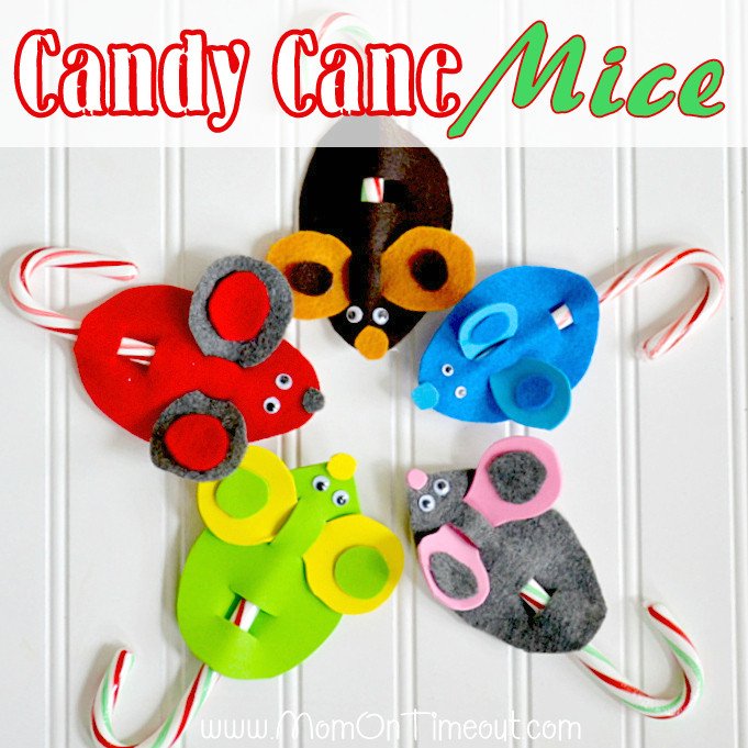 Candy Cane Mouse Pattern Candy Cane Mice