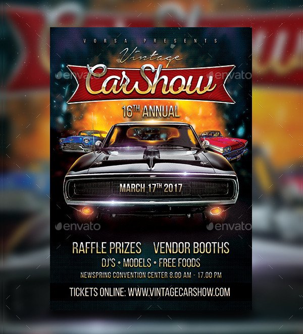 Car Show Flyer Template Free 19 Car Show Flyer Free & Premium Psd Ai Vector Eps