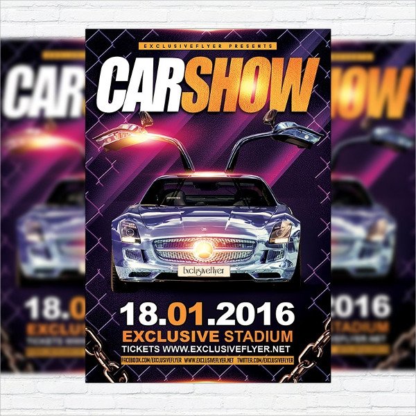 Car Show Flyer Template Free 22 Car Show Flyer Templates Ai Psd Docs
