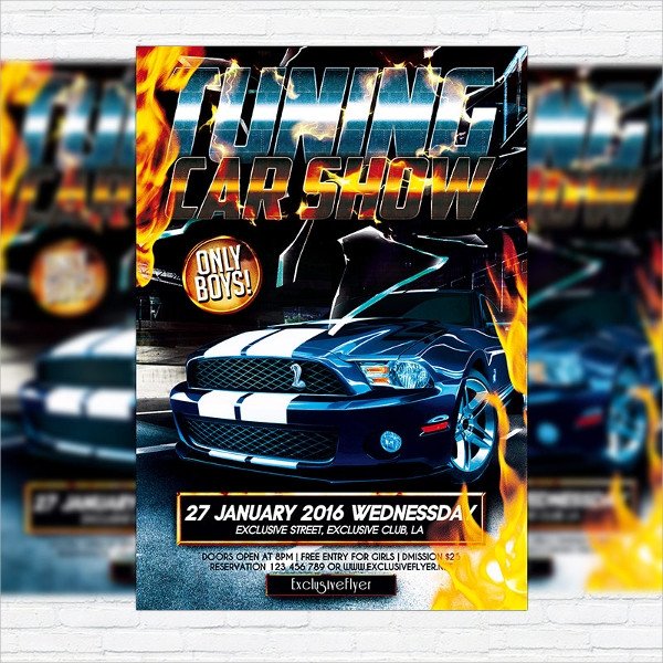 Car Show Flyer Template Free 22 Car Show Flyer Templates Ai Psd Docs