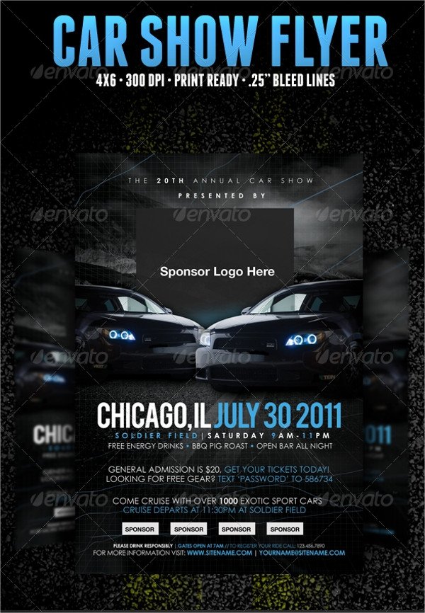 Car Show Flyer Template Free 22 Car Show Flyer Templates Ai Psd Docs