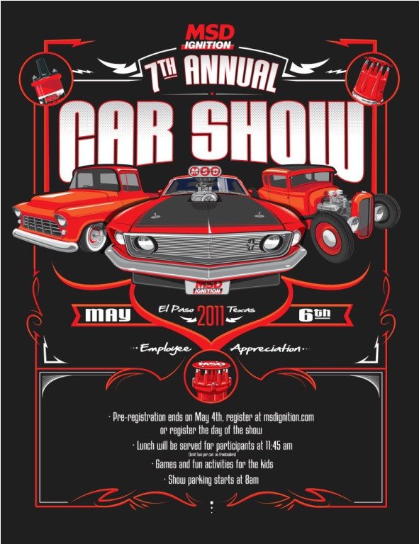 Car Show Flyer Template Free Bangshift Up Ing Show Alert the 7th Annual Msd Car