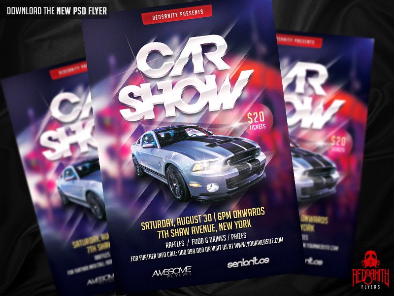 Car Show Flyer Template Free Car Show Flyer Template Psd Free Driverlayer Search Engine