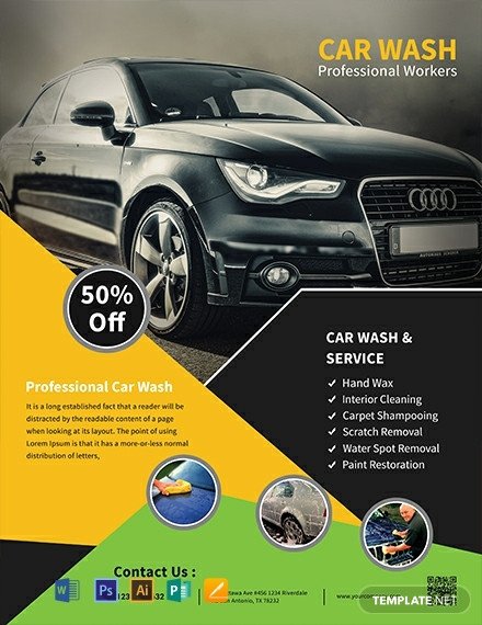 Car Wash Flyers Template 10 Free Car Wash Flyer Templates [download Ready Made