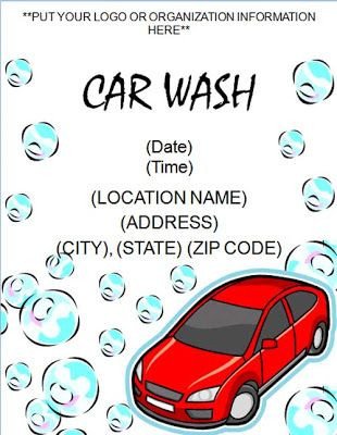 Car Wash Flyers Template Microsoft Word Templates Sample Car Wash Flyer Template