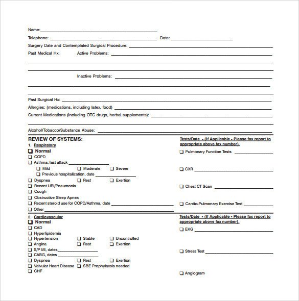 Cardiology Consult Template Sample Medical Consultation form 11 Download Free