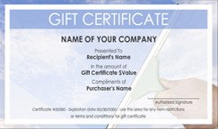 Carpet Cleaning Gift Certificate Template House Cleaning Service Gift Certificate Templates