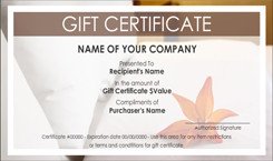 Carpet Cleaning Gift Certificate Template House Cleaning Service Gift Certificate Templates