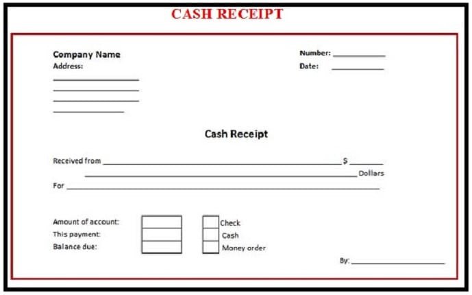 Cash Receipt Template Word Doc 6 Free Cash Receipt Templates Excel Pdf formats