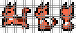 Cat Pixel Art Grid Chronotriggerds