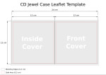 Cd Case Insert Template Sample Cd Jewel Insert 4pp