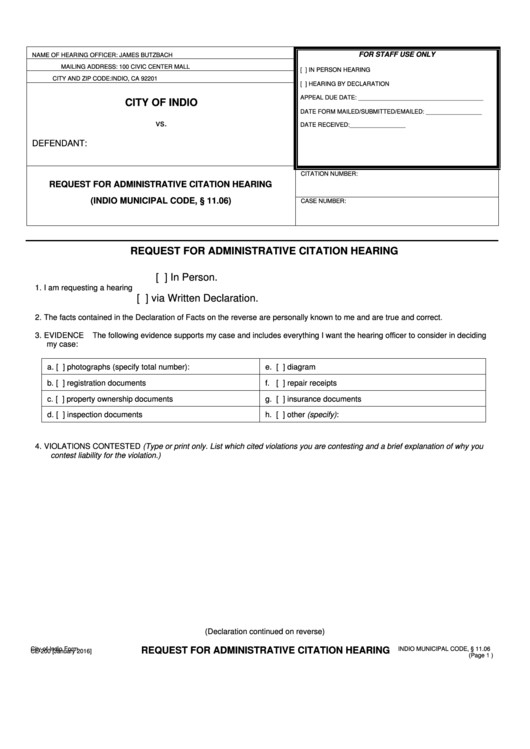 Ce 200 form New York City Indio form Ce 200 Admin Hearing Request form