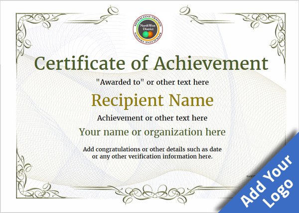 Certificate Of Achievement Template Certificate Of Achievement Free Templates Easy to Use