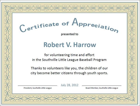 Certificate Of Appreciation Template Certificate Of Appreciation Templates 35 Download In