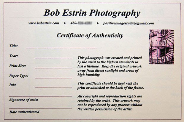 Certificate Of Authenticity Template How to Create A Certificate Authenticity for Your