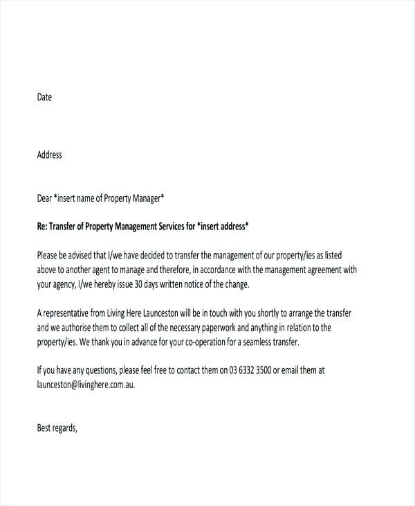 Change Of Ownership Letter Template Change Ownership Letter Template