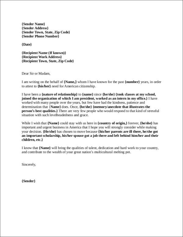 Character Letter for Immigration Steps to Writing A Reference Letter for Immigration