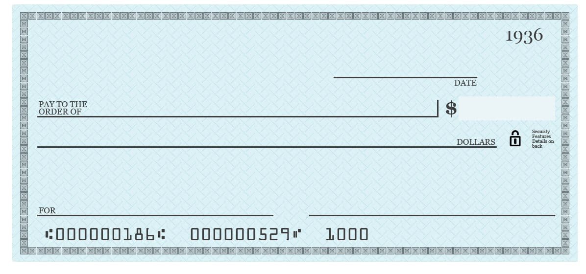 Check Printing Template Excel 7 Blank Check Templates Word Excel Samples
