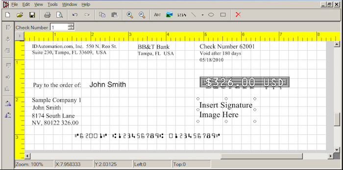Check Printing Template Excel Free Download Excel Check Printing Template