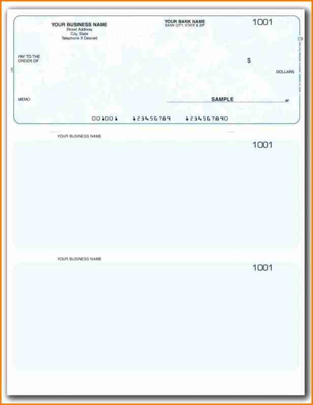 Check Printing Template Word 11 Payroll Checks Templates
