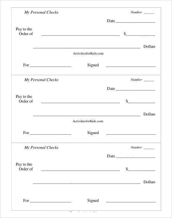 Check Printing Template Word Blank Check Template – 30 Free Word Psd Pdf & Vector