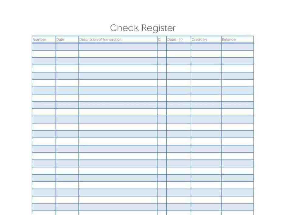Check Register Template Excel 9 Excel Checkbook Register Templates Excel Templates
