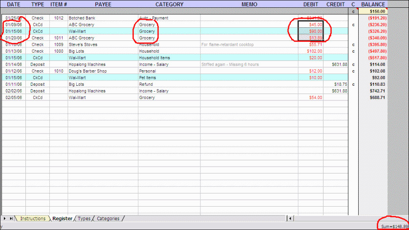 Check Register Template Excel Free Excel Check Register Moneyspot