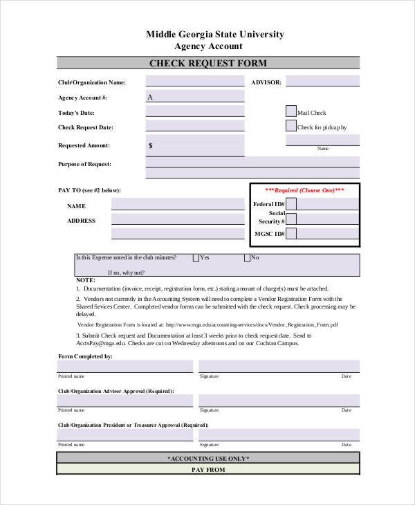 Check Request form Template Check Request form 11 Free Word Pdf Documents Download