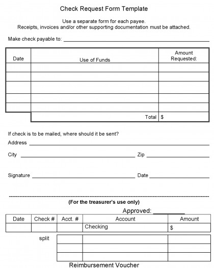 Check Request form Templates Download Fillable Check Request form Template Pdf