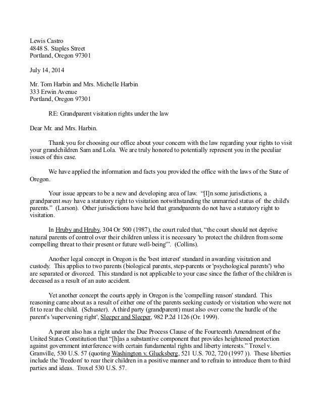 Child Custody Letter Template Letter Writing Sample for Grandparent Custody Possession Child Custody Letter Template Letter Writing Sample for Grandparent Custody Possession